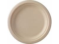 Huhtamaki huhtamaki plate with sugarcane 26cm 125 pieces per package (PP0225)