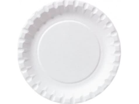 Duni paper plate 18 cm white, pack of 100 (PP0239)
