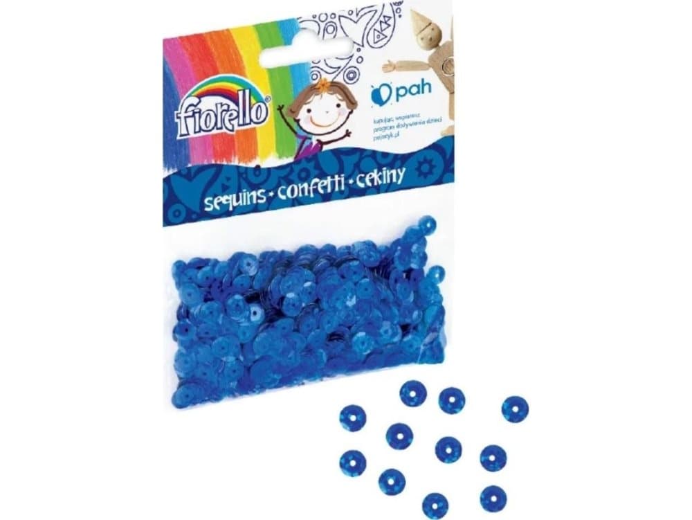 Fiorello Confetti sequins blue circle FIORELLO