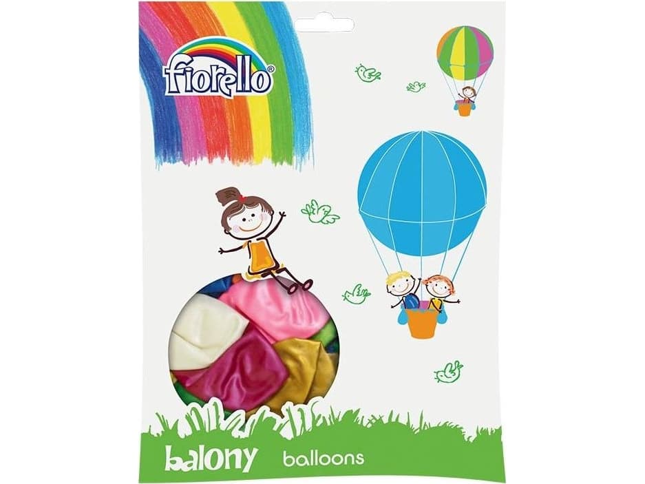 Fiorello Balloons Metal 12 'mix 100pcs FIORELLO