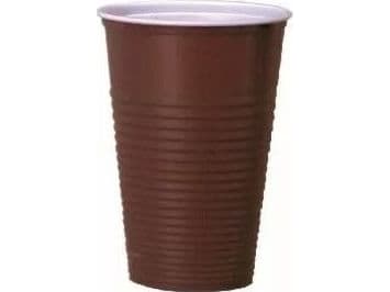 Staples disposable cup brown 200ml, pack of 100 (PP0003)