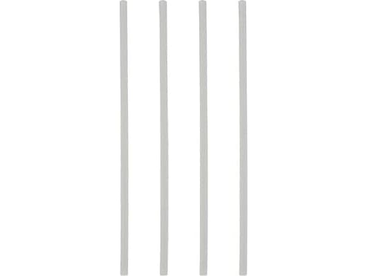 Staples straws with pla papstar pure 21 cm, white 150 pieces per pack (PP0420)