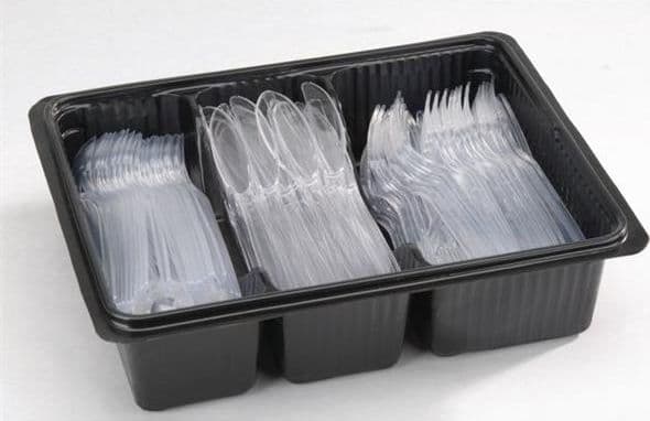 Staples cutlery set in a drawer 306x236x83mm, 60 forks, 60 knives, 60 spoons (5701653)