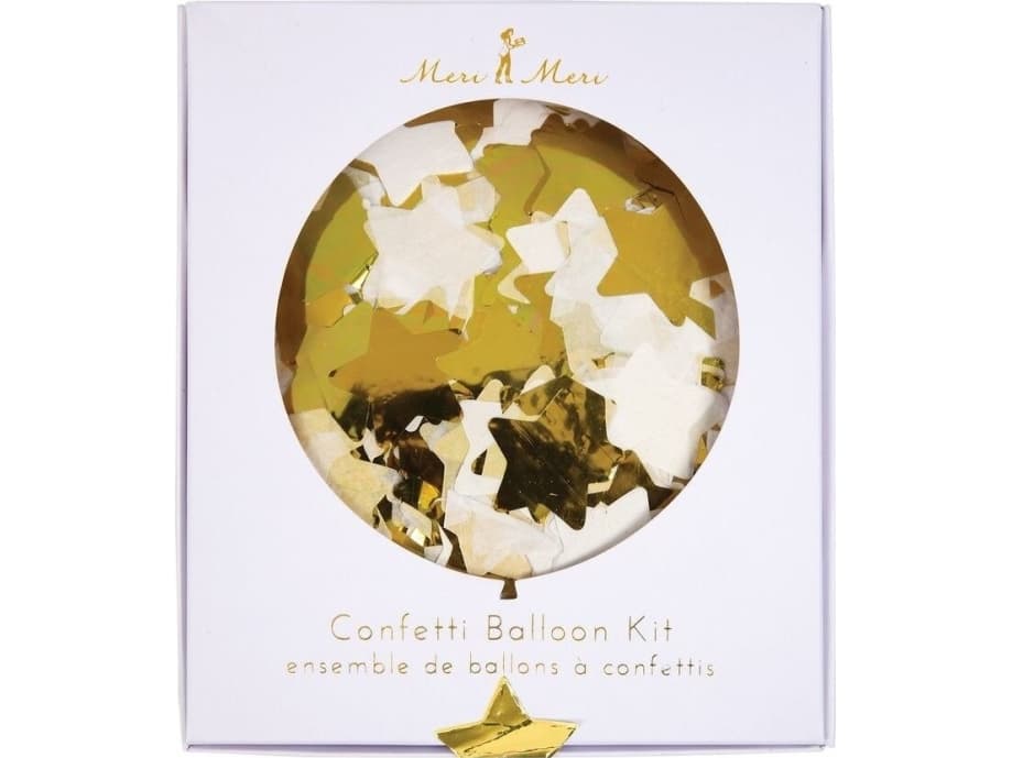 Meri Meri Meri Meri - Confetti Gold Balloon Kit