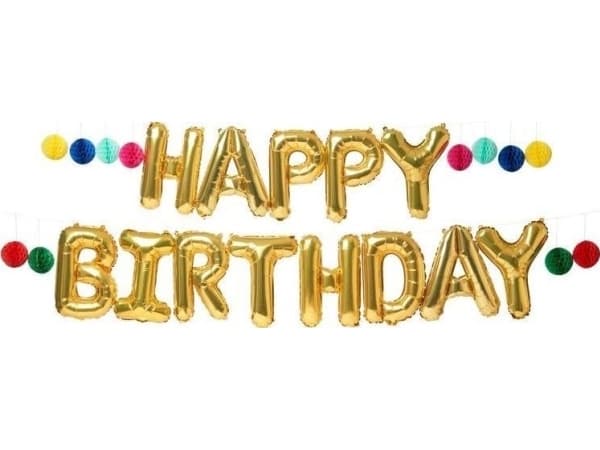 Meri Meri Happy Birthday Balloon Garland Kit