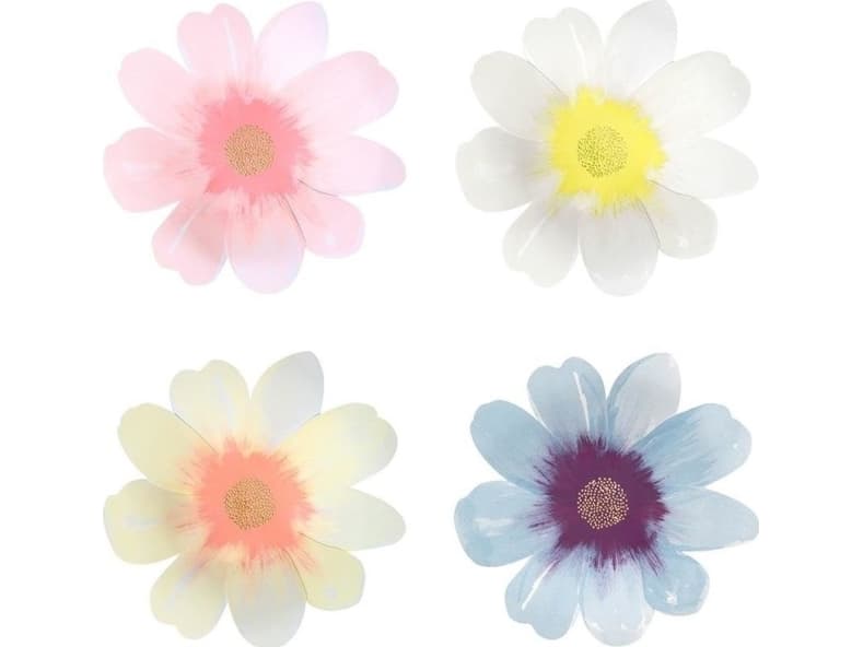 Meri Meri Set of 8 paper plates in 4 designs