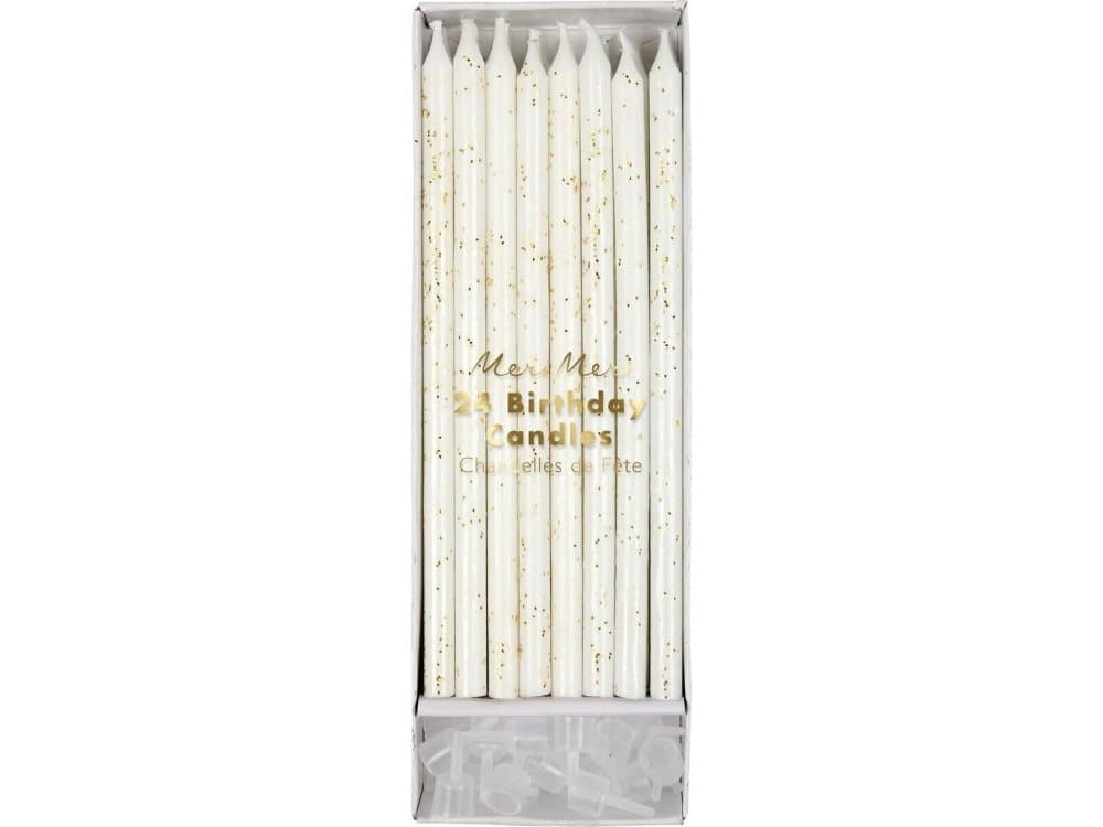 Meri Meri Meri Meri - Gold Glitter Birthday Candles