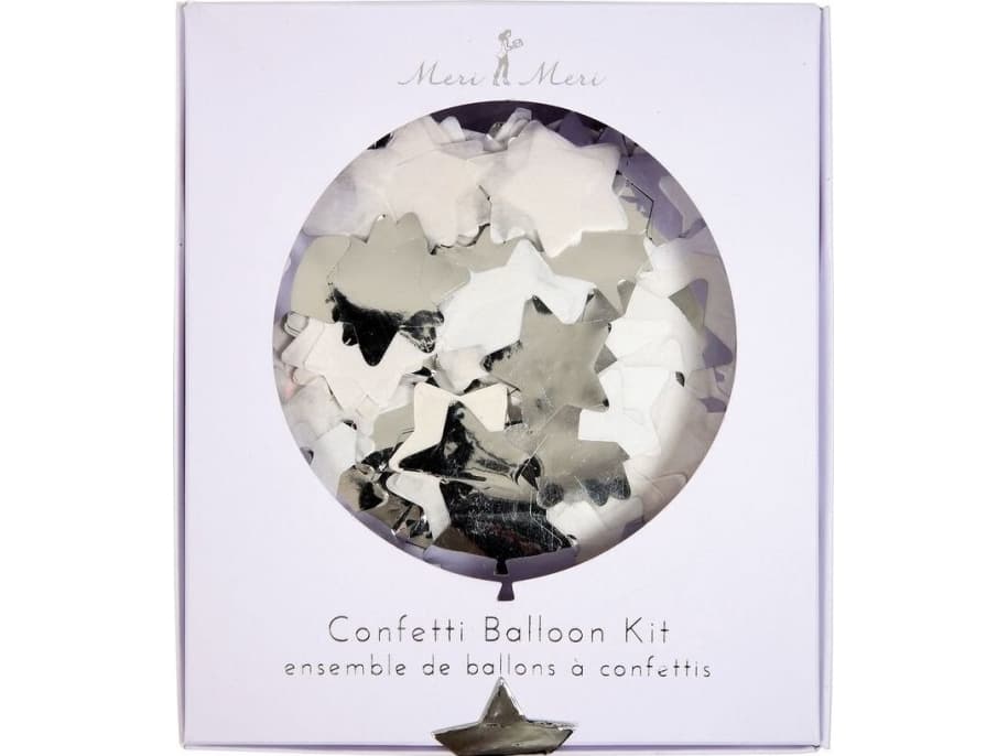 Meri Meri Meri Meri - Confetti Silver Balloon Kit