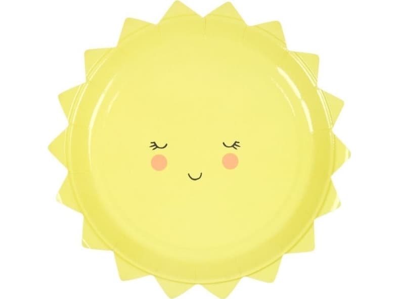 Meri Meri a set of 12 paper plates in 4 patterns