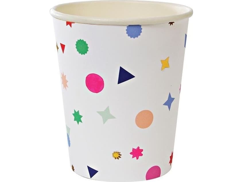 Meri Meri Ts Charms Party Cups, set of 8 paper cups