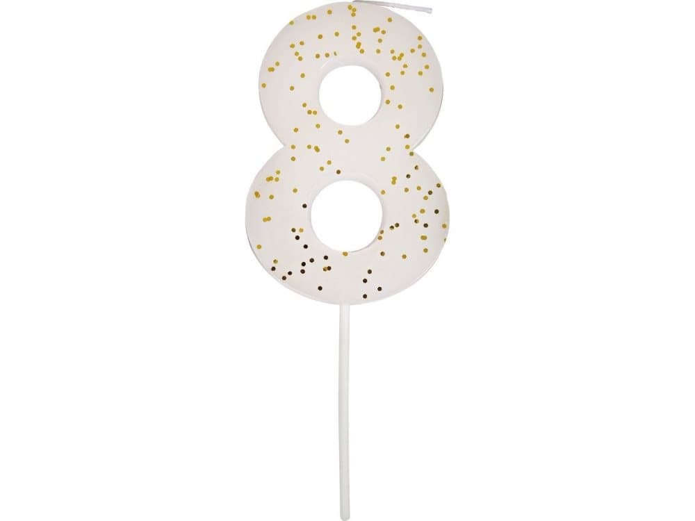 Meri Meri Meri Meri - Number 8 Candle