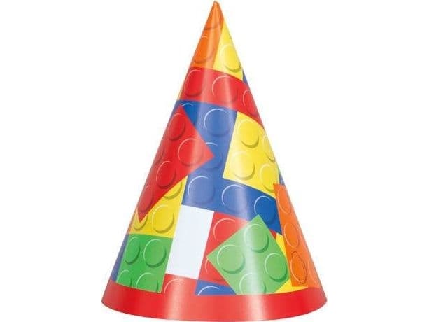 UNIQUE Birthday hats Blocks - 8 pcs. Universal