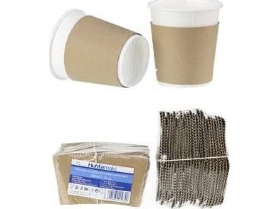Huhtamaki huhtamaki wrapper for a cup 200ml 25/p (PP0221)