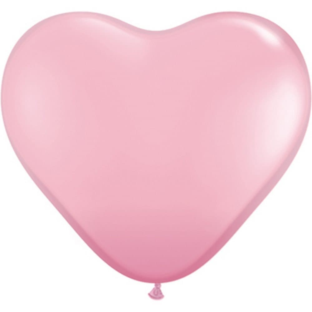 Qualatex 11 Inch Heart Shaped Latex Balloons (Pack Of 100)
