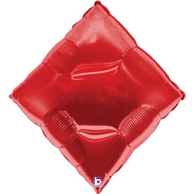 Oaktree Betallic 35 Inch Casino Diamond Shaped Balloon