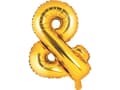 Miniatyrbild 1 av 2: Party Deco Folieballong &amp;, guld, 35cm universal