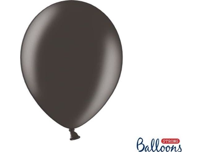 Party Deco Ballonger Strong, metallic svart, 30 cm, 100 st universal