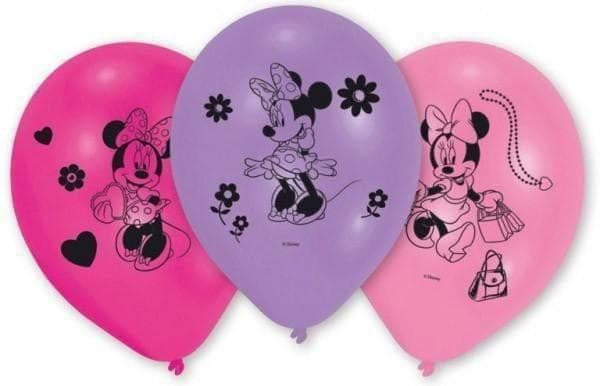 Minnie Mus Ballonger - 10 stk