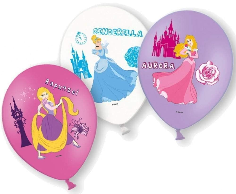 Prinsessebursdag Ballonger - 6 stk