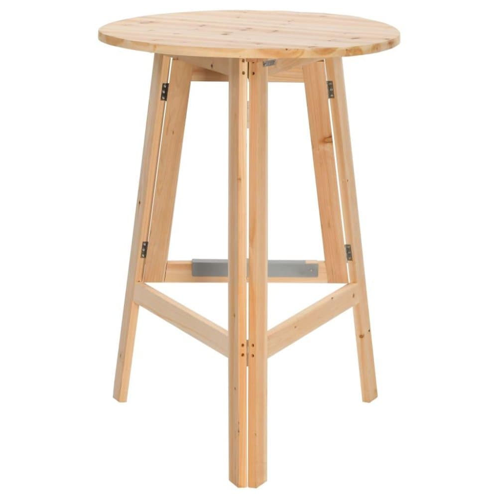 vidaXL Kokoontaitettava baaripöytä 78 cm kuusi