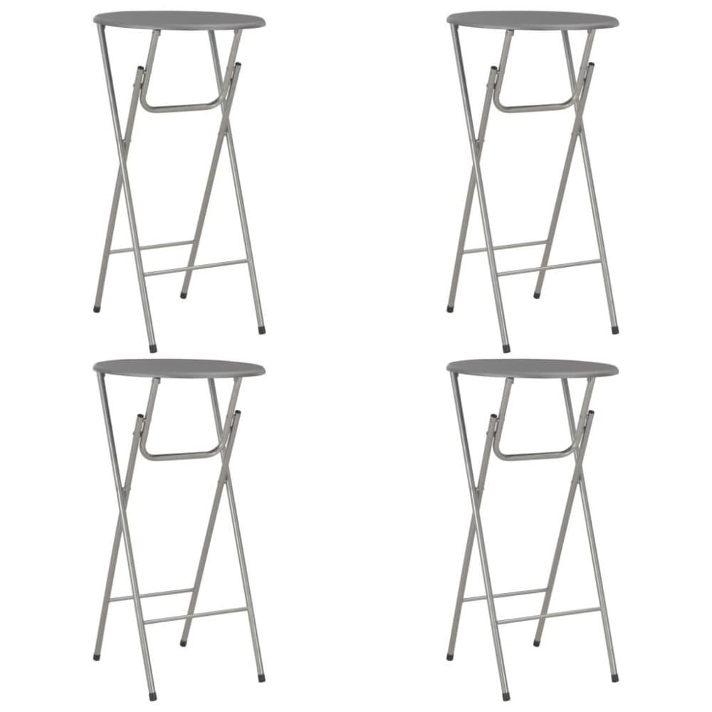 vidaXL Baaripöydät 4 kpl antrasiitti 60x112 cm MDF