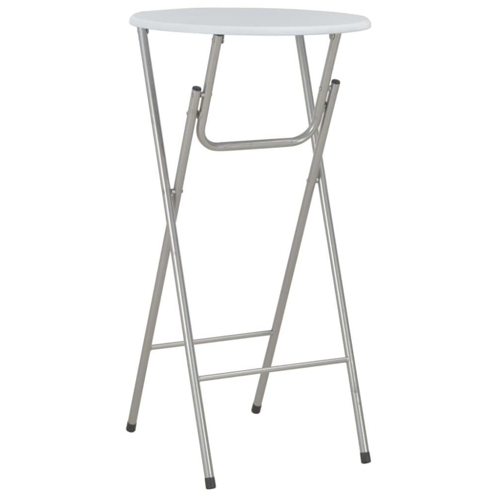 vidaXL Baaripöytä valkoinen 60x112 cm MDF