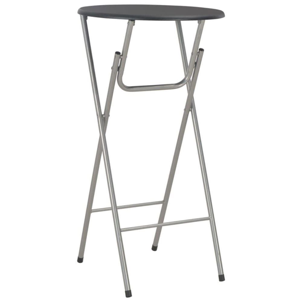 vidaXL Baaripöytä musta 60x112 cm MDF