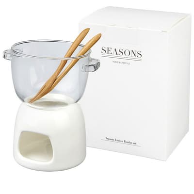 Seasons Glass Chocolate Fondue Set