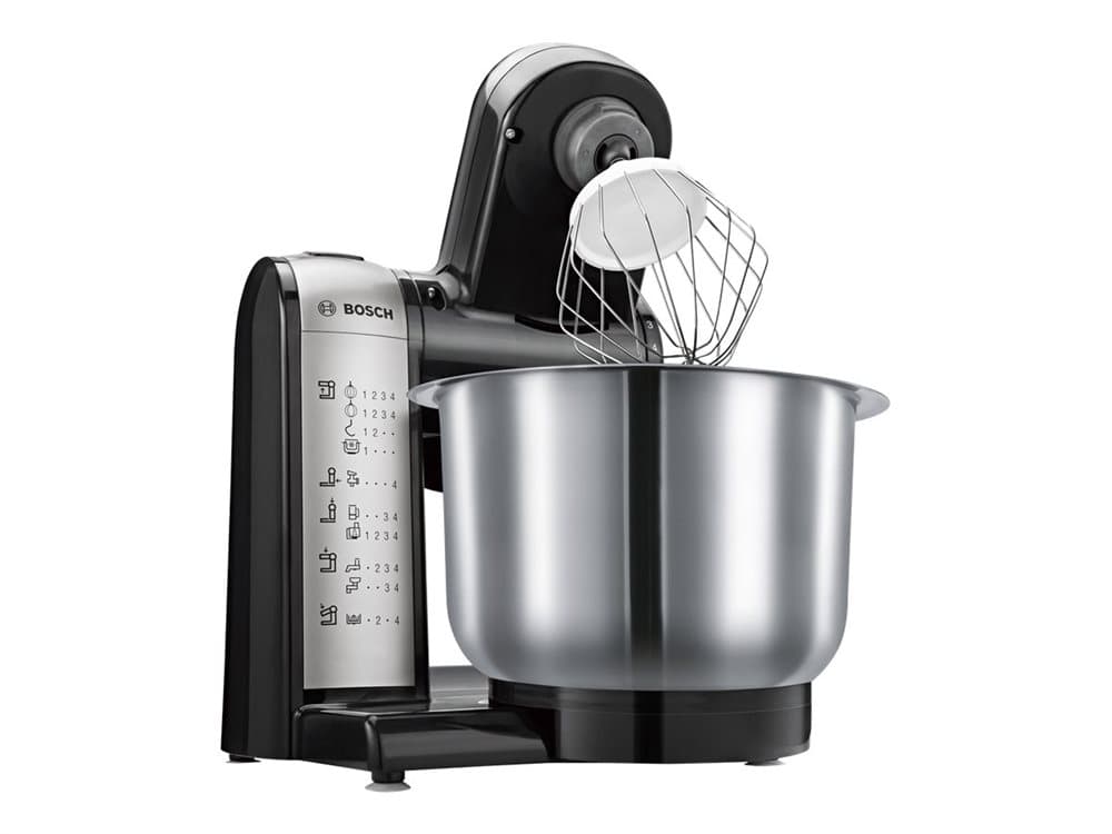 Bosch MUM48A1, 3,9 L, Antrasiitti, Hopea, 1,2 m, Ruostumaton teräs, Muovi, 600 W