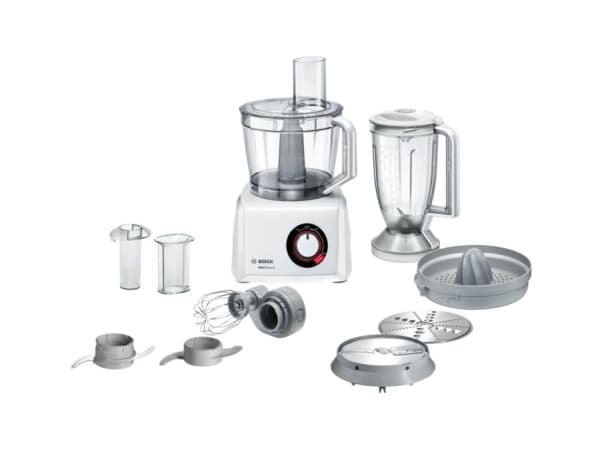 Bosch MultiTalent 8, 3,9 L, Foodprocessor Hvid, Dreje, 1,5 L, Strøm, 2 diske