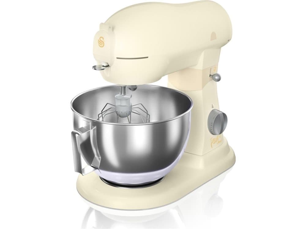 Mixer with bowl Swan DIE-CAST SP32010HON (1500W; creamy color)