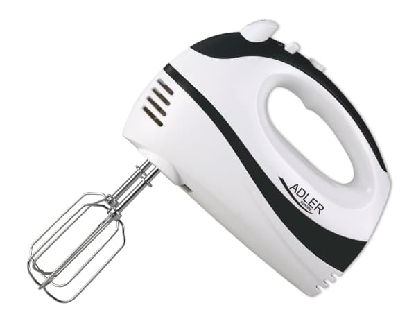 Adler AD 4205 b, Handmixer, Svart, Vit, Vispning, Mixning, Plast, 300 W, 230 V
