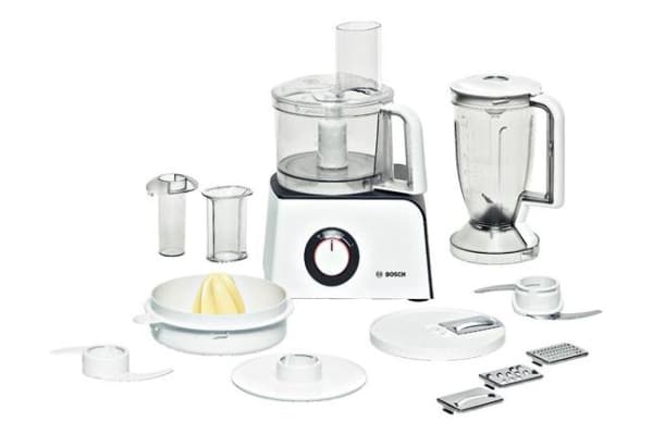 Bosch MCM 4100 - Matberedare - 800 W - vit/grå antracit