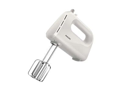 Philips Daily Collection 200 W, 3 hastigheter, -visp, Handmixer, Vit, Vispning, Mixning, 1,2 m, 200 W, 220 - 240 V