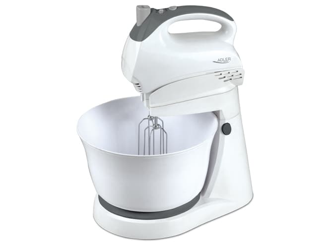 Adler AD 4202, Stativmixer, Vit, Mixning, Plast, 300 W, 1,85 kg
