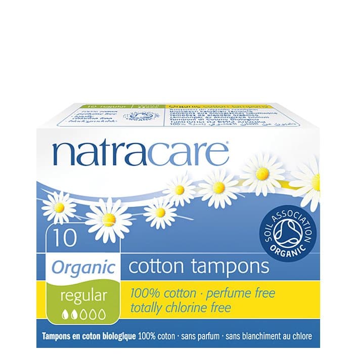 Organic Cotton Tampons Regular, 10 st