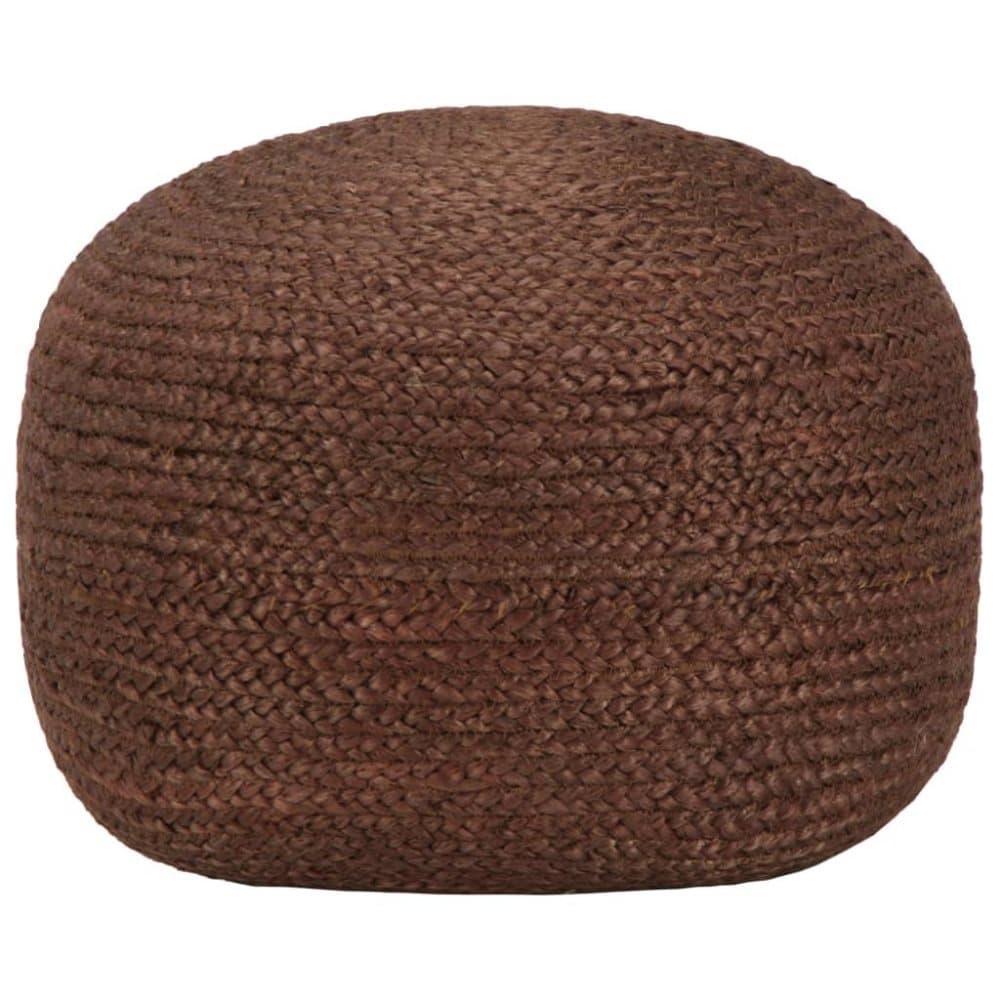 vidaXL håndlavet puf 40 x 45 jute brun