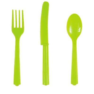 Unique Party Assorted Bestick Set (paket med 18)