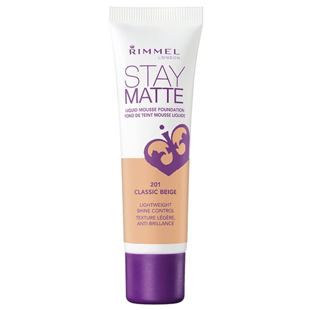 Rimmel Stay Matte Foundation 201 Classic Beige 30ml