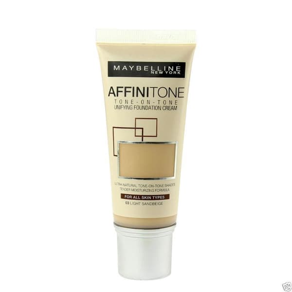 Maybelline Affinitone Tone-On-Tone Foundation Cream 03 Light Sand Beige 30ml