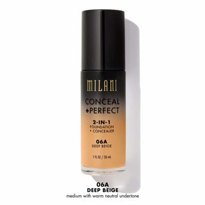 Milani Conceal+Perfect Liquid Foundation - 06A Deep Beige