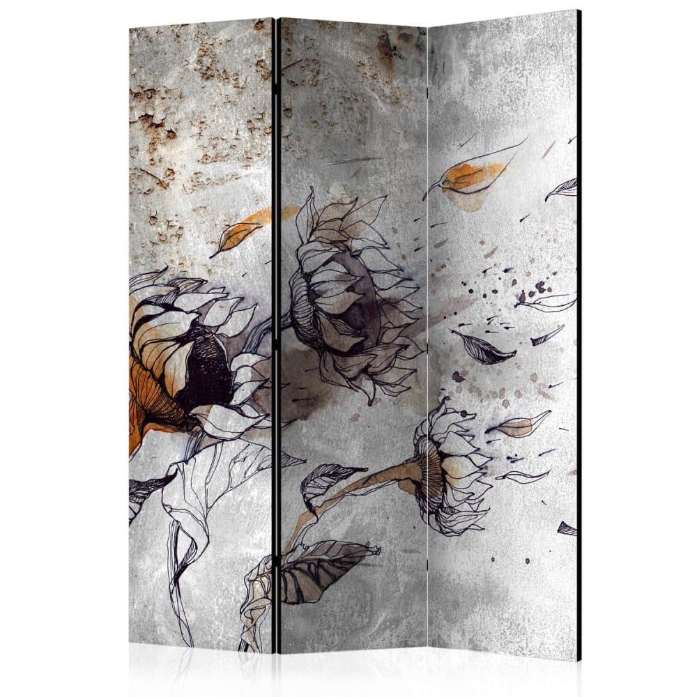 Rumsavdelare - Recall sunflowers, 135 x 172 cm
