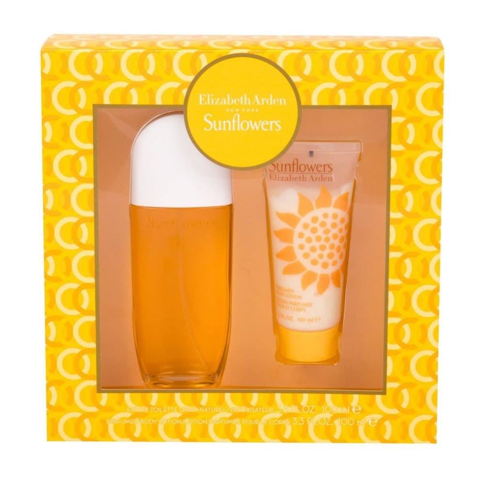 Giftset Elizabeth Arden Sunflowers Edt 100ml + Body Lotion