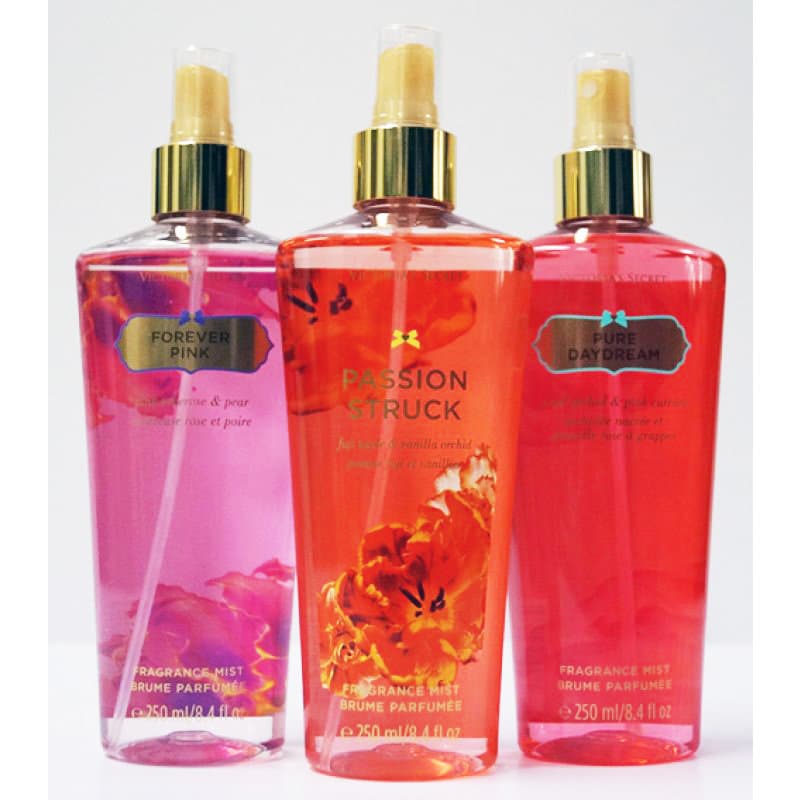 3-pack Fragrance Mist Passion Struck/Pure Daydream/Forever Pink - Victoria's Secret