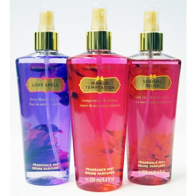 3-pack Fragrance Mist Love Spell/Sensual Blush/Mango - Victoria's Secret