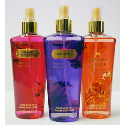 3-pack Fragrance Mist Passion Struck/Mango/Love Spell - Victoria's Secret