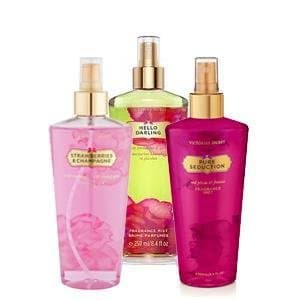 3-pack Fragrance Mist Pure Seduction/Hello Darling/Strawberries - Victoria's Secret