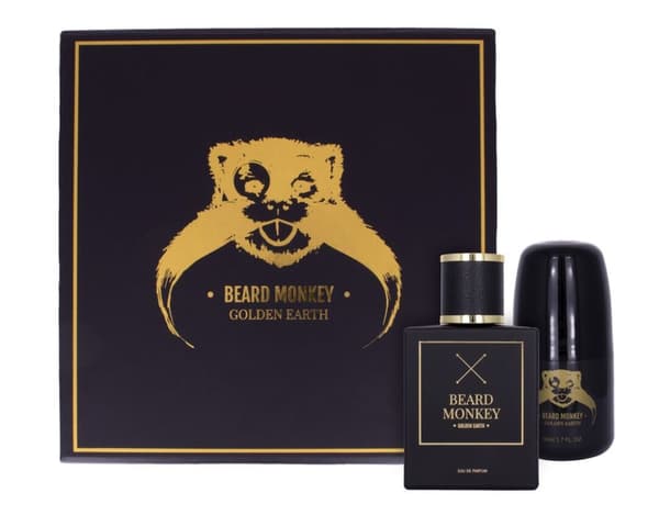 Giftset Beard Monkey Golden Earth