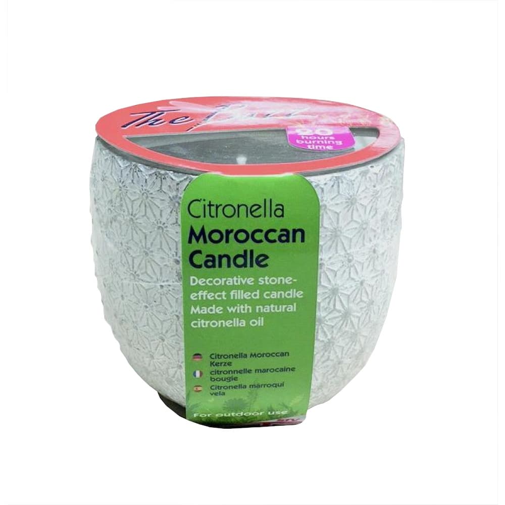 The Buzz Citronella Moroccan Candle