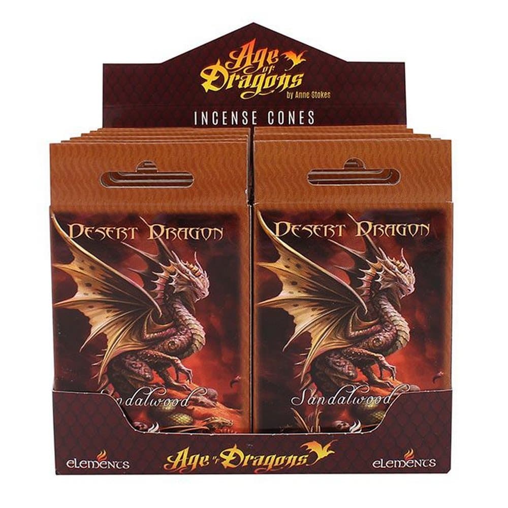 Age Of Dragons Desert Dragon Incense Cones (12 Packs Of 15)